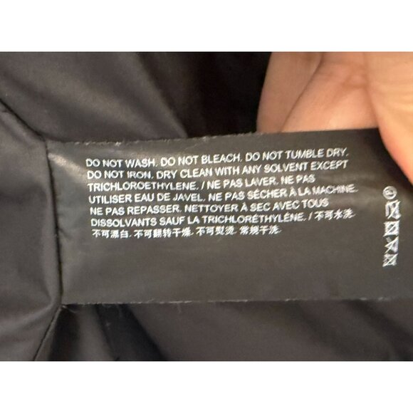 Theory Black Sherpa Zip-Up Jacket Mens M Acrylic & Polyester Blend - Picture 9 of 9